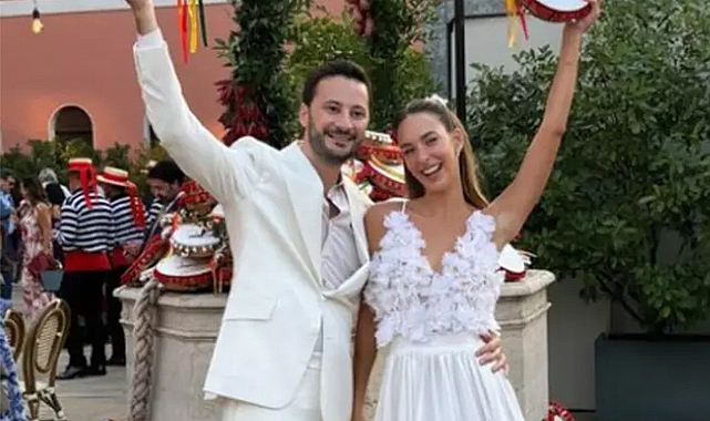 Sima Tarkan ve Mark Başoğlu İtalya'da evlendi