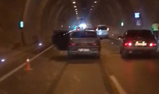 Sinop-Samsun karayolunda tünelde kaza! 3 yaralı