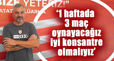 Thomas Reis: 1 haftada 3 maç oynayacağız iyi konsantre olmalıyız