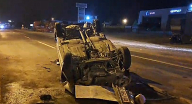 Tofaş hurdaya döndü! Sürücü yaralandı