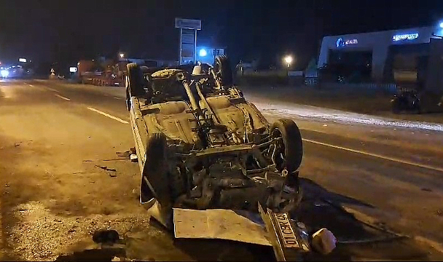 Tofaş hurdaya döndü! Sürücü yaralandı