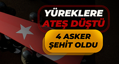 Tunceli'de askeri araç devrildi: 4 şehit, 1 ağır yaralı