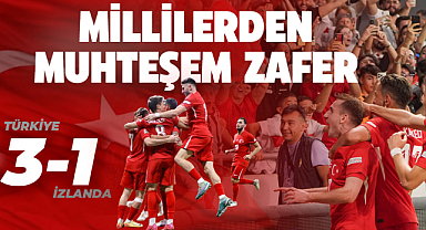 Türkiye Kerem'in golleriyle İzlanda'yı 3-1 yendi