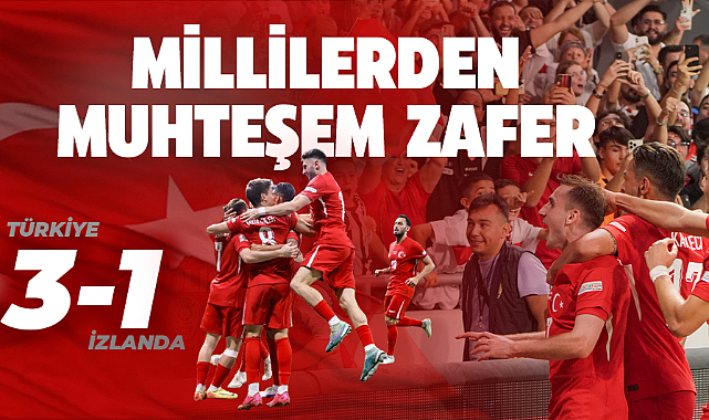 Türkiye Kerem'in golleriyle İzlanda'yı 3-1 yendi