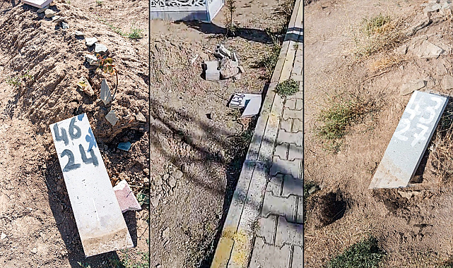 Van'da mezarlığa saldırı: Onlarca mezar tahrip edildi