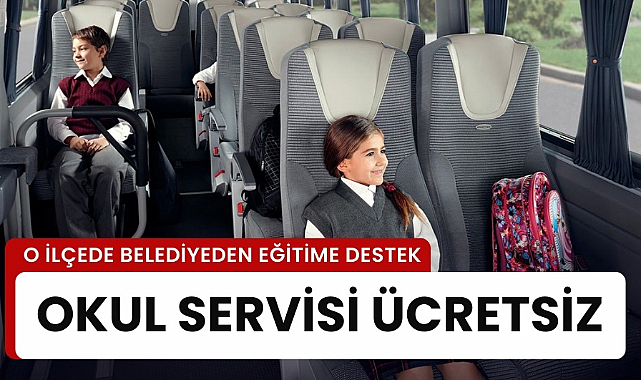 Yakakent Belediyesi'nden öğrencilere ücretsiz servis