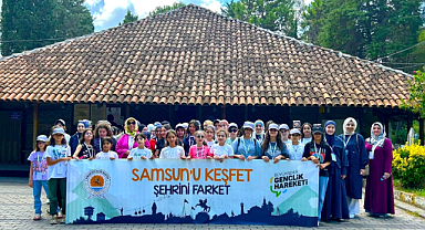 Yüzlerce öğrenci Samsun’u keşfetti