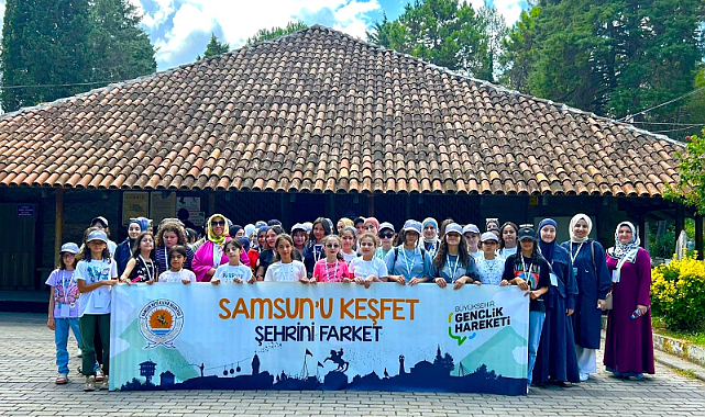 Yüzlerce öğrenci Samsun’u keşfetti