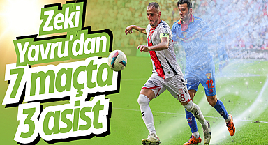 Zeki Yavru'dan 7 maçta 3 asist