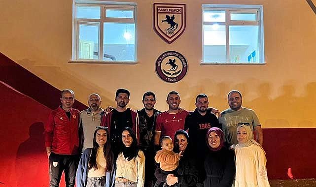 1965 Samsunspor Derneği okulu kırmızı-beyaza boyandı