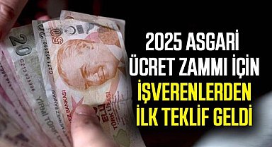2025 asgari ücret zammı için işverenlerden ilk teklif geldi