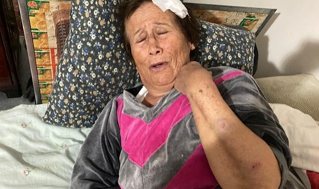 66 yaşındaki kadına sopalı darp