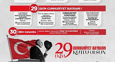 Atakum Belediyesi’nden 29 Ekim’e özel program