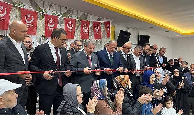 BBP Genel Başkanı Destici Samsun'da açılış yaptı