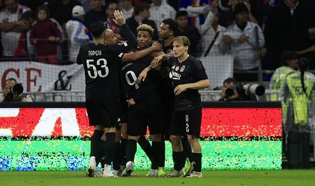 Beşiktaş, Lyon'u deplasmanda yenerek 3 puanı kaptı
