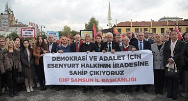CHP Samsun'dan Ahmet Özer'in tutuklamasına tepki