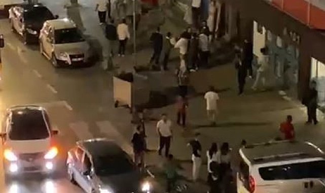 Düğün konvoyunda korna kavgası