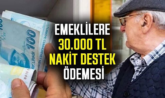 Emeklilere 30.000 TL nakit destek ödemesi