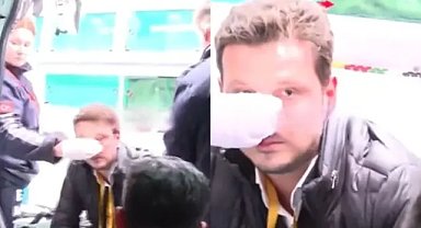 Galatasaray-Beşiktaş maçı sonrası muhabire yumruklu saldırı!