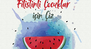 Gazzeli çocukların sesini duyurmak için fırçalar harekete geçiyor!