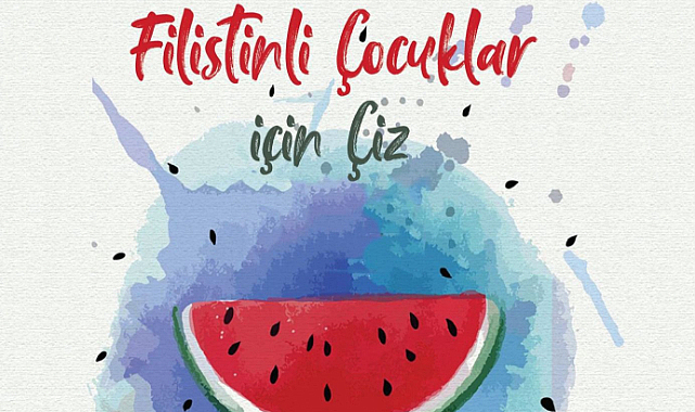 Gazzeli çocukların sesini duyurmak için fırçalar harekete geçiyor!