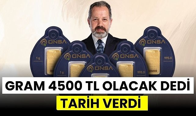 Gram altın 4500 TL olacak dedi, tarih verdi! Düşüş ne zaman bitecek? 