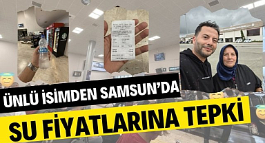 Hakkı Alkan'dan Samsun Çarşamba Havalimanı'ndaki su fiyatlarına tepki