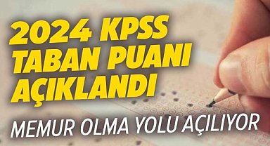 KPSS ortaöğretim taban puanı açıklandı! İşte o kadrolar