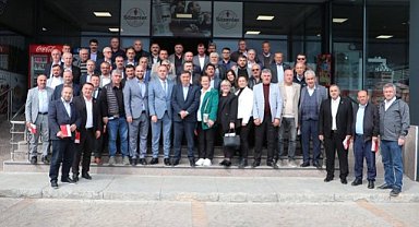 MHP Havza İlçe Başkanı İbrahim Yüksel'den muhtarlarla bir araya geldi