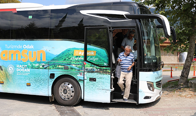 Odak Samsun projesi kapsamındaki turizm otobüsleri yoğun ilgi görüyor
