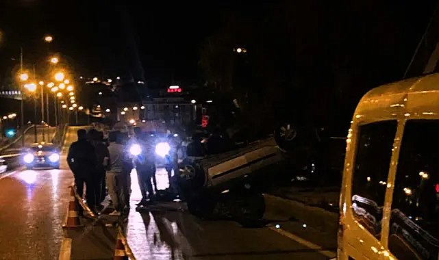 Otogarın karşısında trafik kazası: Sürücü hayatını kaybetti!