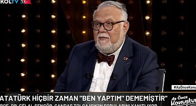 Prof. Dr. Celal Şengör'den 29 Ekim’de şok açıklama 'Atatürk diktatördü'