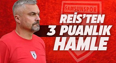 Reis'in oyuncu değişiklikleri Samsunspor'a 3 puanı getirdi