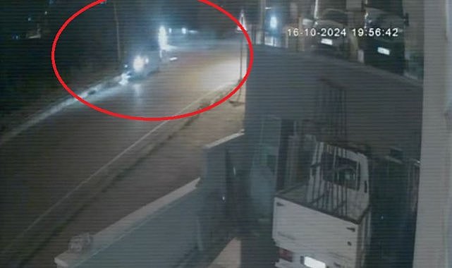 Samsun'da 3 araç çarpıştı, Kaza anı güvenlik kamerasına yansıdı