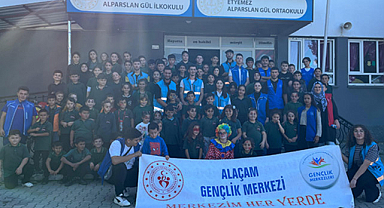Samsun 'da Alaçam Gençlik Merkezi'nden Merkezin Her yerde etkinliği
