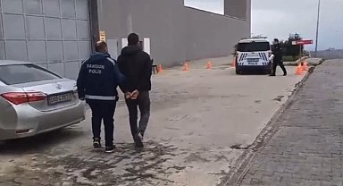 Samsun'da binlerce liralık kazı kazan çalan şahıs tutuklandı