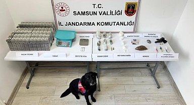 Samsun'da çok sayıda uyuşturucu madde ele geçirdi