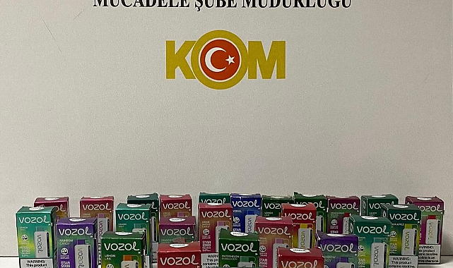 Samsun'da elektronik sigara operasyonu