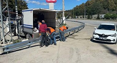 Samsun'da kazalara karşı eş zamanlı flaşör sistemi kuruldu