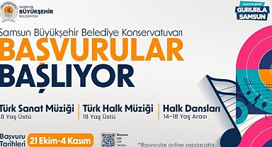 Samsun'da Konservatuvar için başvurular başladı