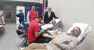 Samsun'da SGK'dan kan bağışı