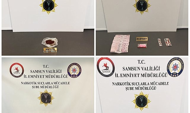 Samsun'da uyuşturucu operasyonu! 17 kişi hakkında işlem