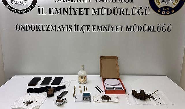 Samsun'da uyuşturucu operasyonu: 2 gözaltı 