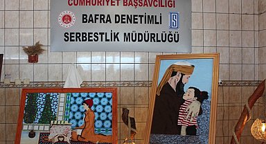 Samsun'da yükümlülerin yaptığı ürünler sergilendi