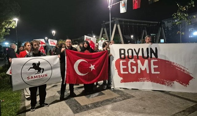 Samsun Gençlik Topluluğu ve Cumhuriyet Semt Evi: 'Cumhuriyet'e ve bağımsızlığa sahip çıkmayı sürdüreceğiz'