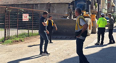 Samsun’un Bafra ilçesinde iş makinesinin çarptığı kişi ağır yaralandı