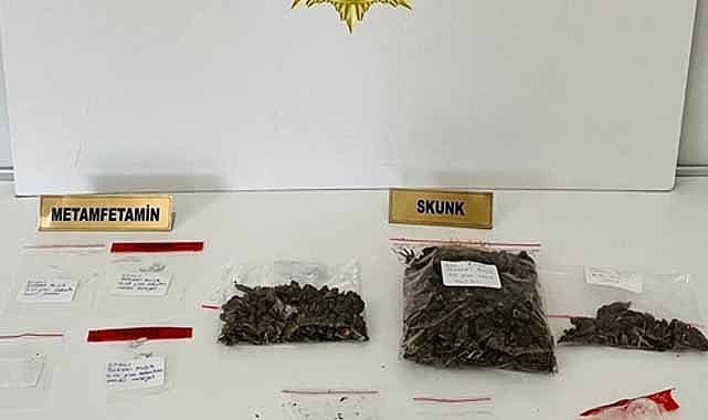 Samsun'un İlkadım ilçesinde bir evde uyuşturucu madde bulundu