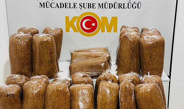 Samsun'un İlkadım ilçesinde kaçak tütün operasyonu