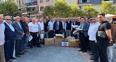 Samsun'un Salıpazarı ilçesinde kahverengi kokarca zararlısına karşı mücadele