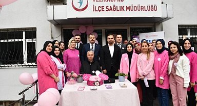 Samsun'un Vezirköprü ilçesinde meme kanserine dikkat çekildi